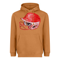 Meerkat red softball helmet fa element Heavyweight Hoodie - FaDigitalArtStudio