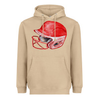 Mushroom red softball helmet fa element Heavyweight Hoodie - FaDigitalArtStudio
