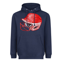 Navy red softball helmet fa element Heavyweight Hoodie - FaDigitalArtStudio