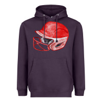 Plum red softball helmet fa element Heavyweight Hoodie - FaDigitalArtStudio