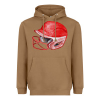 Toasted Coconut red softball helmet fa element Heavyweight Hoodie - FaDigitalArtStudio