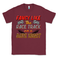 Burgundy fancy like the race track on a date night Classic Tee - texasbilliewilder