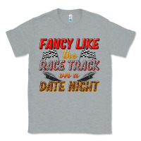 Heather Grey fancy like the race track on a date night Classic Tee - texasbilliewilder