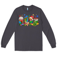 Smoke autism awareness christmas coffee Long Sleeve Tee - MaliasSmallBusiness
