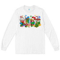 White autism awareness christmas coffee Long Sleeve Tee - MaliasSmallBusiness