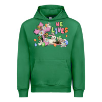 Emerald he lives with bunnys and eggs Urban Hoodie - MaliasSmallBusiness