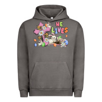 Pigment Tornado he lives with bunnys and eggs Urban Hoodie - MaliasSmallBusiness