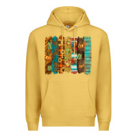 Antique Gold thanksgiving brushstroke Premium Hoodie - BarkalooDesign
