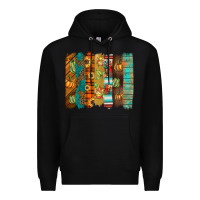 Black thanksgiving brushstroke Premium Hoodie - BarkalooDesign