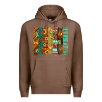 Chestnut thanksgiving brushstroke Premium Hoodie - BarkalooDesign