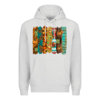 Dove Grey thanksgiving brushstroke Premium Hoodie - BarkalooDesign