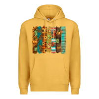 Mustard thanksgiving brushstroke Premium Hoodie - BarkalooDesign