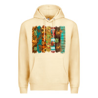 Pina Colada thanksgiving brushstroke Premium Hoodie - BarkalooDesign