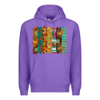 Purple thanksgiving brushstroke Premium Hoodie - BarkalooDesign