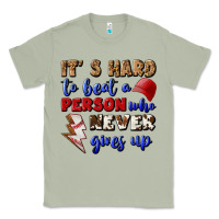 Matcha It's Hard To Beat A Person Who Never Gives Up Classic Tee - BundleAndBundleShop