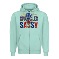 Star Spangled And Sassy Billie Wilder Zipper Hoodie | Teevron