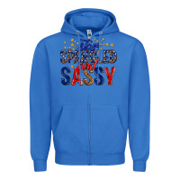 True Royal star spangled and sassy billie wilder Zipper Hoodie - texasbilliewilder
