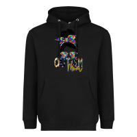 Black autism mom Heavyweight Hoodie - SublimationCraftShop