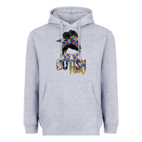 Heather Grey autism mom Heavyweight Hoodie - SublimationCraftShop