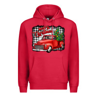 Cardinal merry christmas red truck christmas trees Premium Hoodie - Jasminsmagicworld