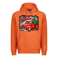 Carrot merry christmas red truck christmas trees Premium Hoodie - Jasminsmagicworld