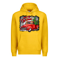 Lemon merry christmas red truck christmas trees Premium Hoodie - Jasminsmagicworld