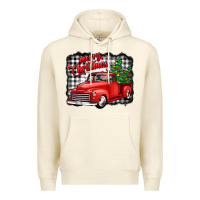 Sandshell merry christmas red truck christmas trees Premium Hoodie - Jasminsmagicworld