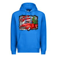True Royal merry christmas red truck christmas trees Premium Hoodie - Jasminsmagicworld