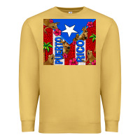 Antique Gold puerto rico coqui leopard Premium Sweatshirt - AdoDesignShop