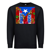 Black puerto rico coqui leopard Premium Sweatshirt - AdoDesignShop