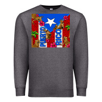 Charcoal Heather puerto rico coqui leopard Premium Sweatshirt - AdoDesignShop