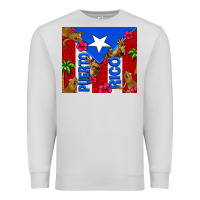 Dove Grey puerto rico coqui leopard Premium Sweatshirt - AdoDesignShop