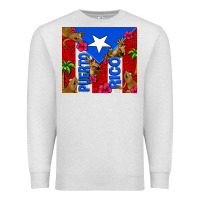 Oatmeal Heather puerto rico coqui leopard Premium Sweatshirt - AdoDesignShop