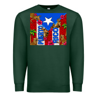 Sports Green puerto rico coqui leopard Premium Sweatshirt - AdoDesignShop