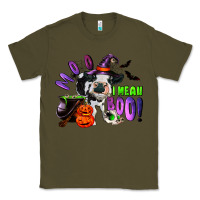 Army Green Moo I Mean Boo Baby Cow Classic Tee - RanaPortraitStore