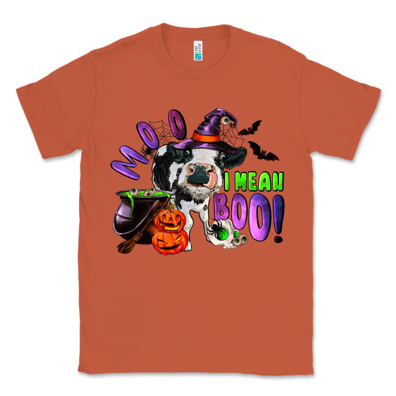 Moo I Mean Boo Baby Cow Classic Tee by RanaPortraitStore | Teevron