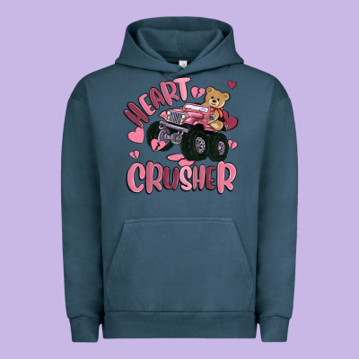 Heart Crusher Urban Hoodie Designed By Maliassmallbusiness