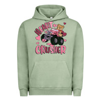 Pigment Oil Green heart crusher Urban Hoodie - MaliasSmallBusiness