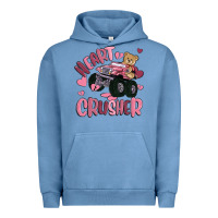 Pigment Pebble Blue heart crusher Urban Hoodie - MaliasSmallBusiness
