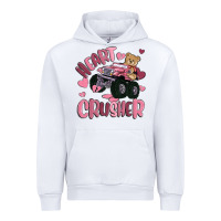 White heart crusher Urban Hoodie - MaliasSmallBusiness