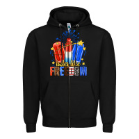 Black tastes like freedom popsicles billie wilder Zipper Hoodie - texasbilliewilder