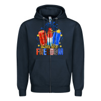 Navy tastes like freedom popsicles billie wilder Zipper Hoodie - texasbilliewilder