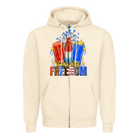 Tastes Like Freedom Popsicles Billie Wilder Zipper Hoodie | Teevron