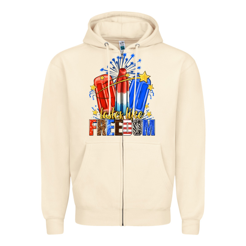 Tastes Like Freedom Popsicles Billie Wilder Zipper Hoodie by texasbilliewilder | Teevron