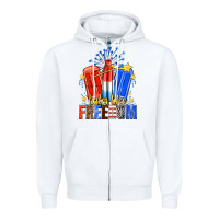 White tastes like freedom popsicles billie wilder Zipper Hoodie - texasbilliewilder
