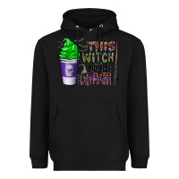 Black this witch needs coffee Heavyweight Hoodie - CowhideDigitalArt
