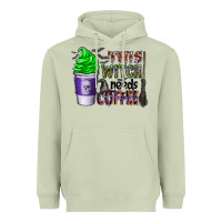 Matcha this witch needs coffee Heavyweight Hoodie - CowhideDigitalArt