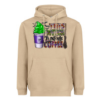 Mushroom this witch needs coffee Heavyweight Hoodie - CowhideDigitalArt