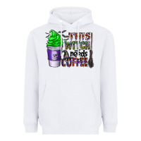 White this witch needs coffee Heavyweight Hoodie - CowhideDigitalArt