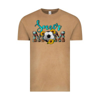 Vintage Camel western leopard cowhide sunflowers  glitter mom soccer Vintage Tee - Artiststas